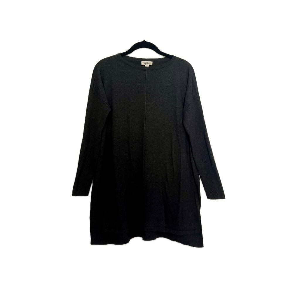 Women’s Dark Gray Tunic Sweater Size Small Style & Co